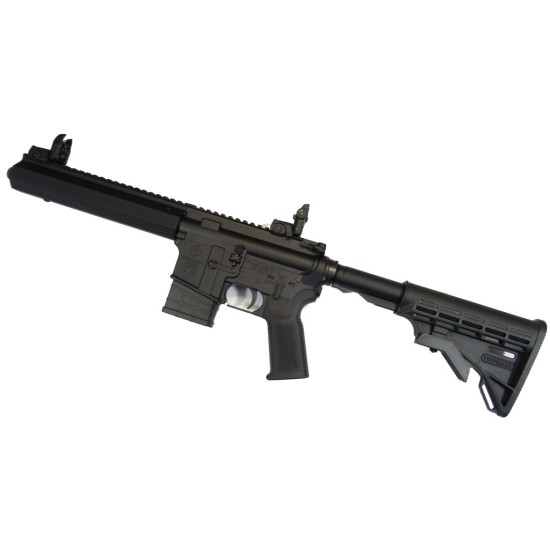 Tippmann A101081 M4-22 Elite-AlphaGS .22LR pusiau automatinis šautuvas, 11,1"/28,2 cm