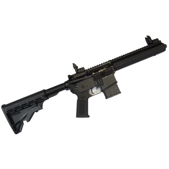 Tippmann A101081 M4-22 Elite-AlphaGS .22LR pusiau automatinis šautuvas, 11,1"/28,2 cm