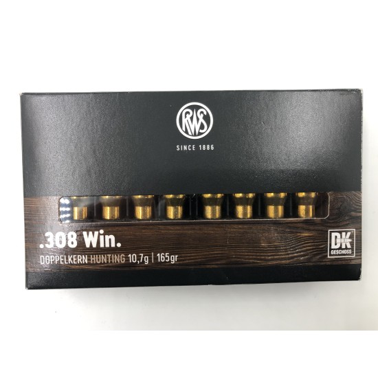 RWS 308Win Doppelkern 10,7g.