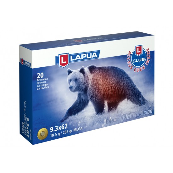 Lapua 9,3x62 Mega 18,5g