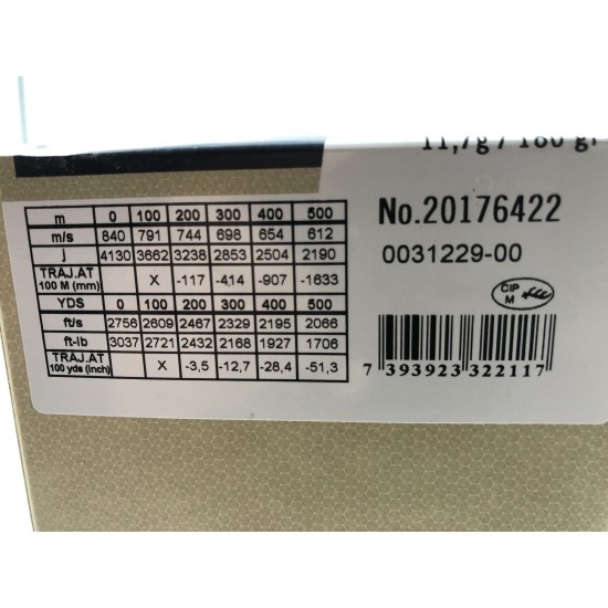 Norma 3006 SPRG BOND STRIKE 11.7g.